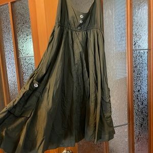 EUC army green dress!!!